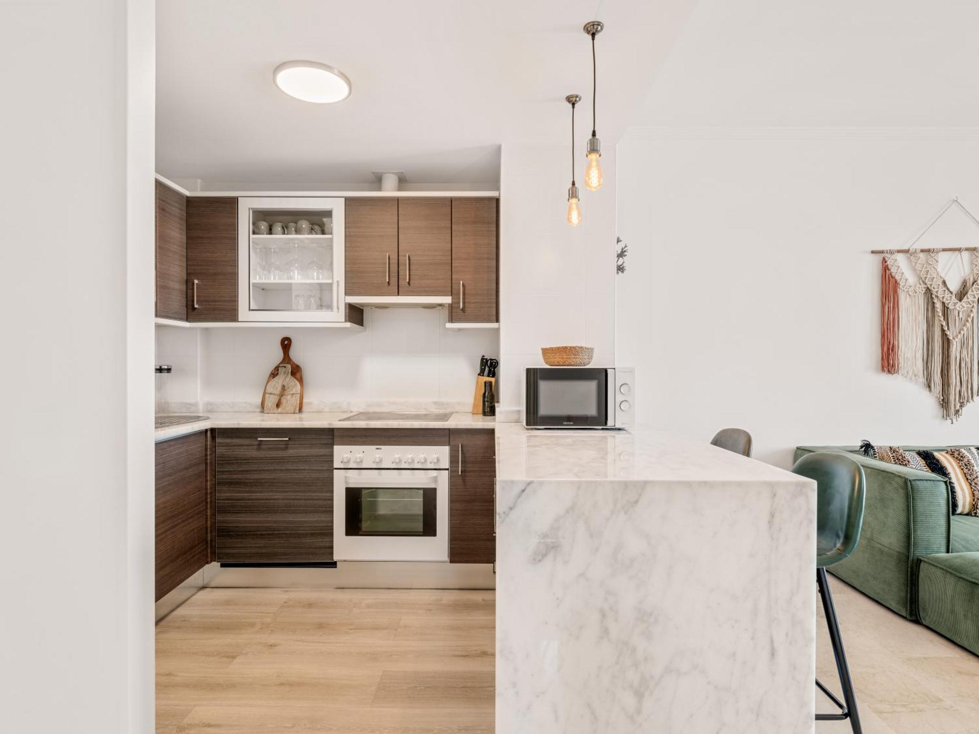 Moderne Ferienwohnung 71A Manilva Bagian luar foto